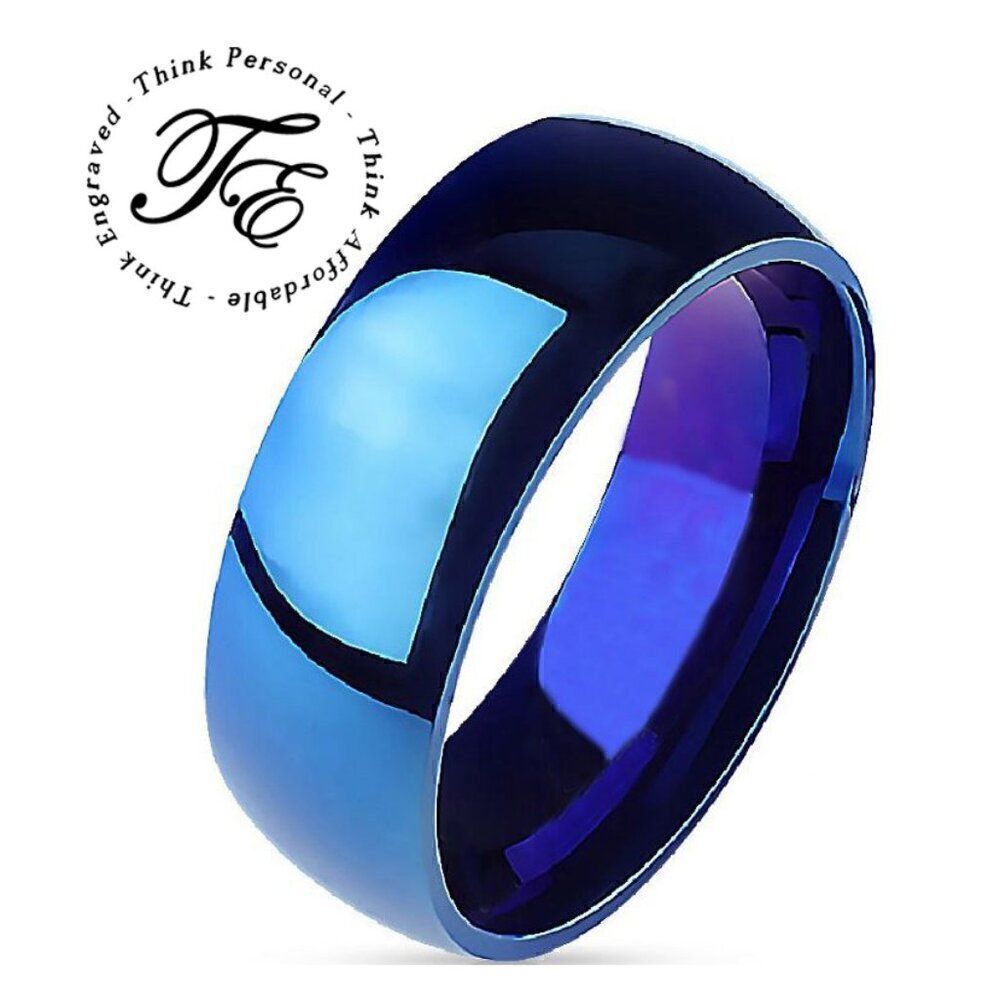 Women's Blue Promise Ring - Girl's Promise Ring - Promise Ring For Girls
